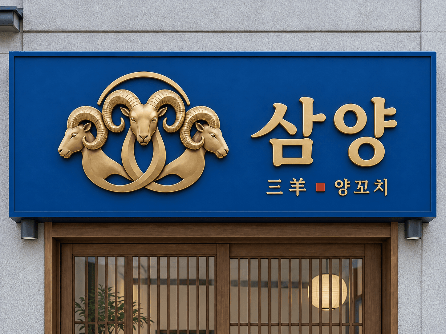 삼양 · 새로운 상징 — AI 디자인 예시
